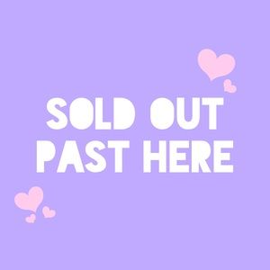 All items beyond this point are sold :)